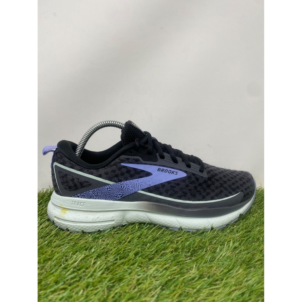 Brooks Trace 3 Shoes Women's 8 Black Sneakers Running Comfort Walking Cushion